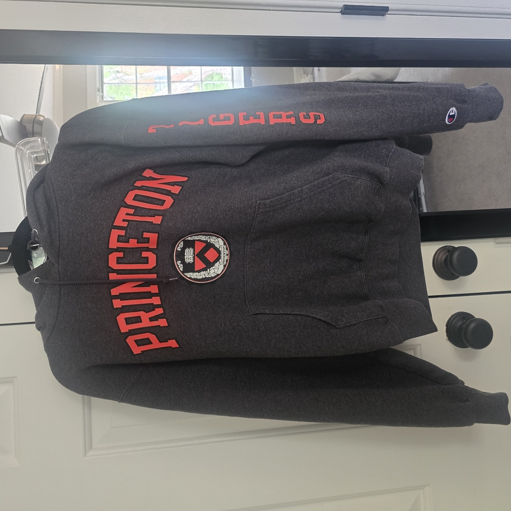 Champion Princeton Tigers Gray Hoodie